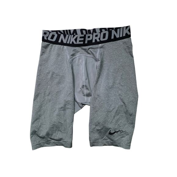 Nike Pro Compression Shorts Men’s L Gray Athletic Training Base Layer - Picture 1 of 7